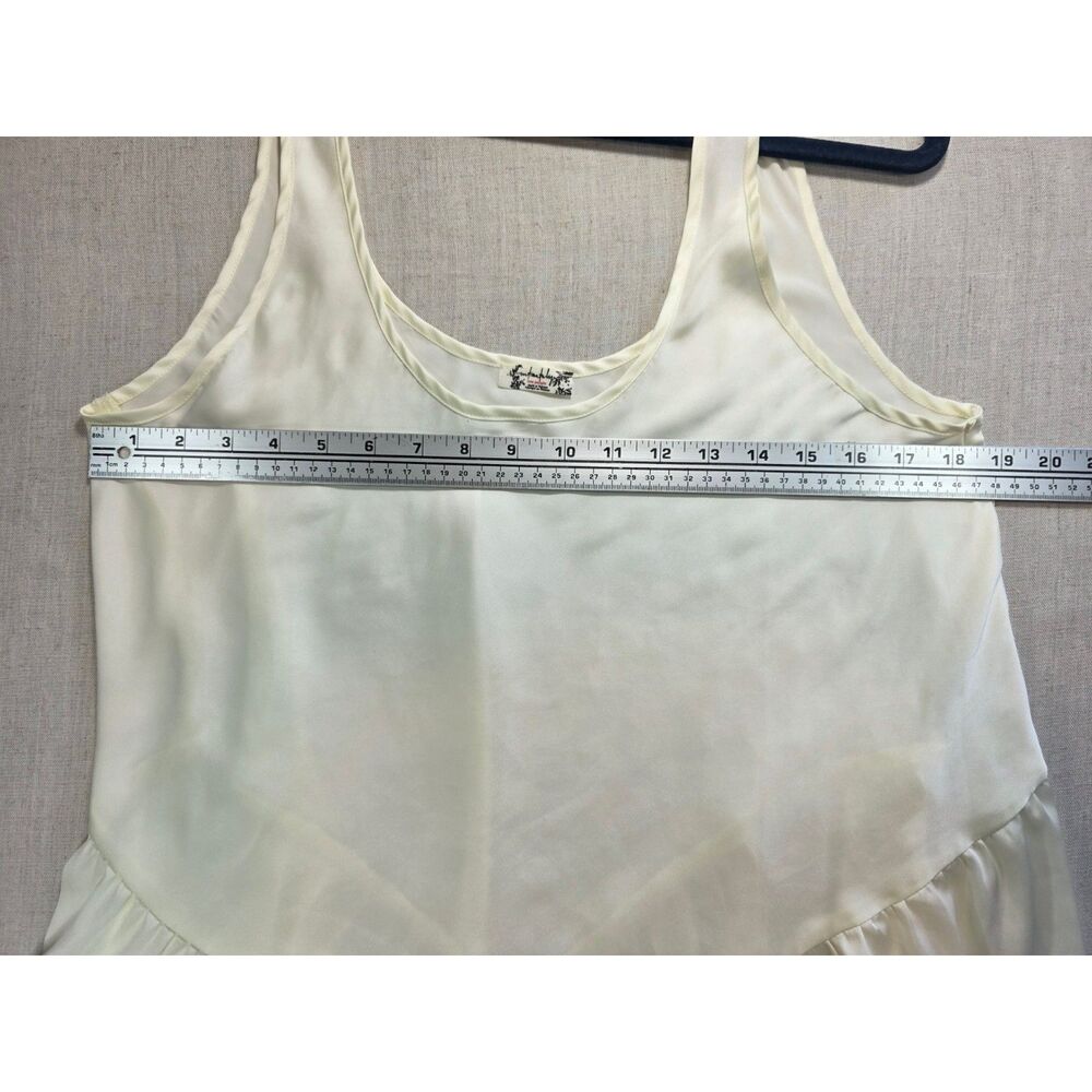 Free People Intimately Young And In Love Mini Slip Dress Ivory Tofu Lace Medium - Picture 6 of 7